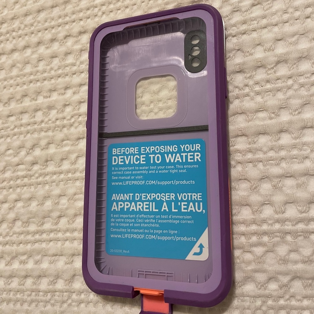 iPhone X life proof case